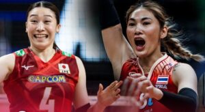 Live broadcast program Thai women’s volleyball meets South Korea, Nations League, 19 May 2024.